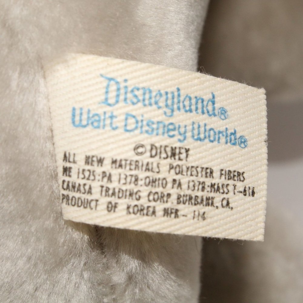 Vintage Disney World Resort Disneyland Dumbo Elephant Plush Stuffed Toy Big Ears - Picture 4 of 4